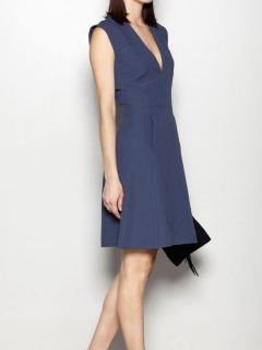 Vestido Hoss Intropia escote V sastre con textura