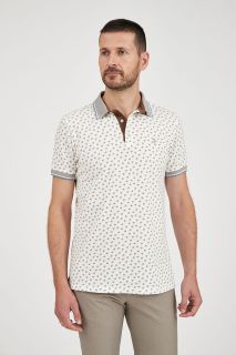Polo Florentino piqué estampado slim fit