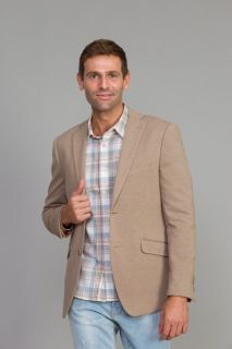 Chaqueta Bicycle Rota slim fit visón