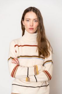 Jersey Sita Murt listado cuello alto