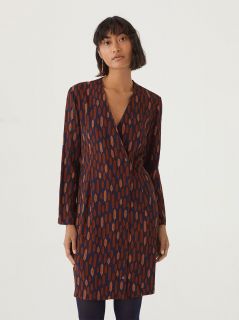 Vestido Nice Things cruzado Wheat Field