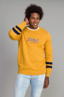 Jersey Belucci mostaza logo bordado