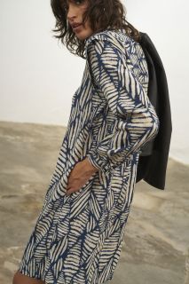Vestido Sita Murt camisero estampado all over