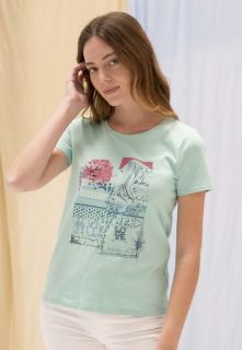 Camiseta Miss Sidecar verde power
