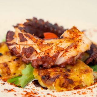 Pulpo braseado
