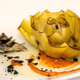 Alcachofas confitadas