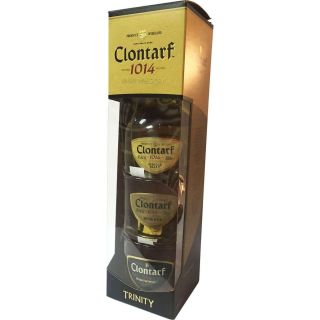 Clontarf Irish Trinity Gift Box 60 cl