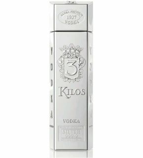 Vodka 3 Kilos Silver 999 9 1 L