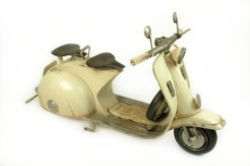 Moto vespa metal