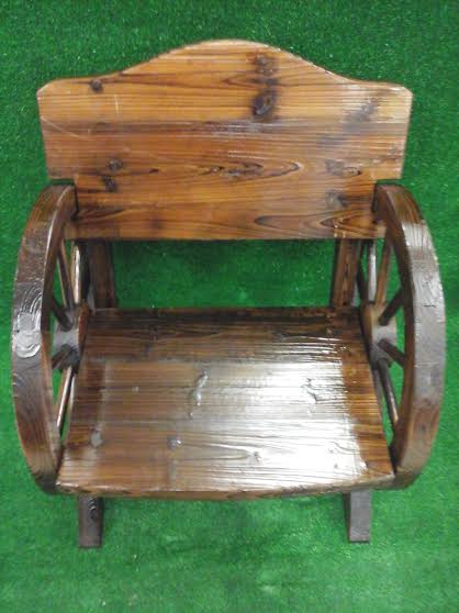 Banco rústico madera 60 cm. | CERAMICAS BUIGUES SERRA