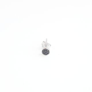 thumb Pendientes plata cirnonita negra LUAR Denia