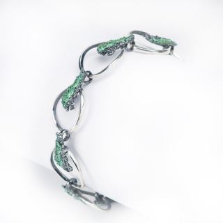 imagen Pulsera plata color