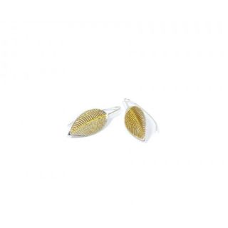 imagen Pendientes plata dorado colgar