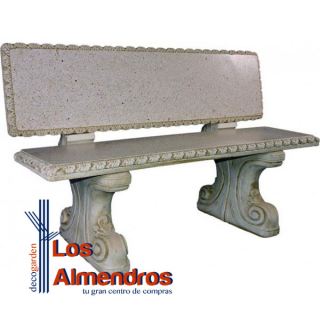 bancos de piedra artificial para jardin