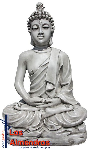 Figura Buda Grande Jardín Vipassi 100cm Los Almendros
