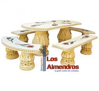 Comedores sin azulejos de Piedra Artificial u hormigón | Los Almendros