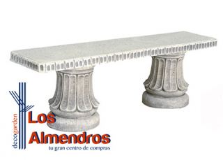 bancos de piedra artificial para jardin