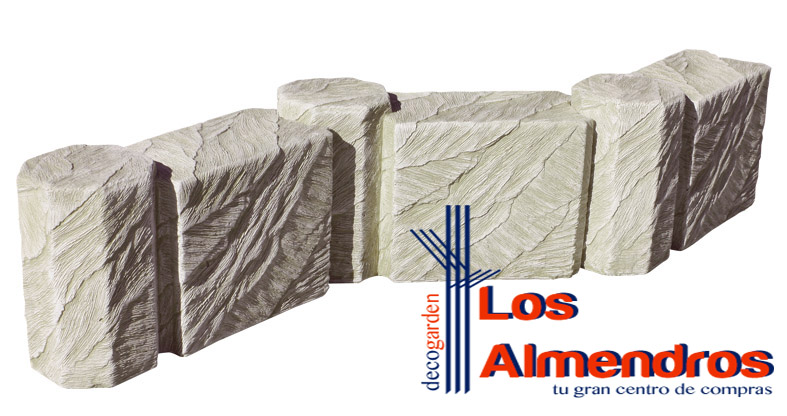 Bordillo Hormigón Cerpe Natural 34cm | Los Almendros