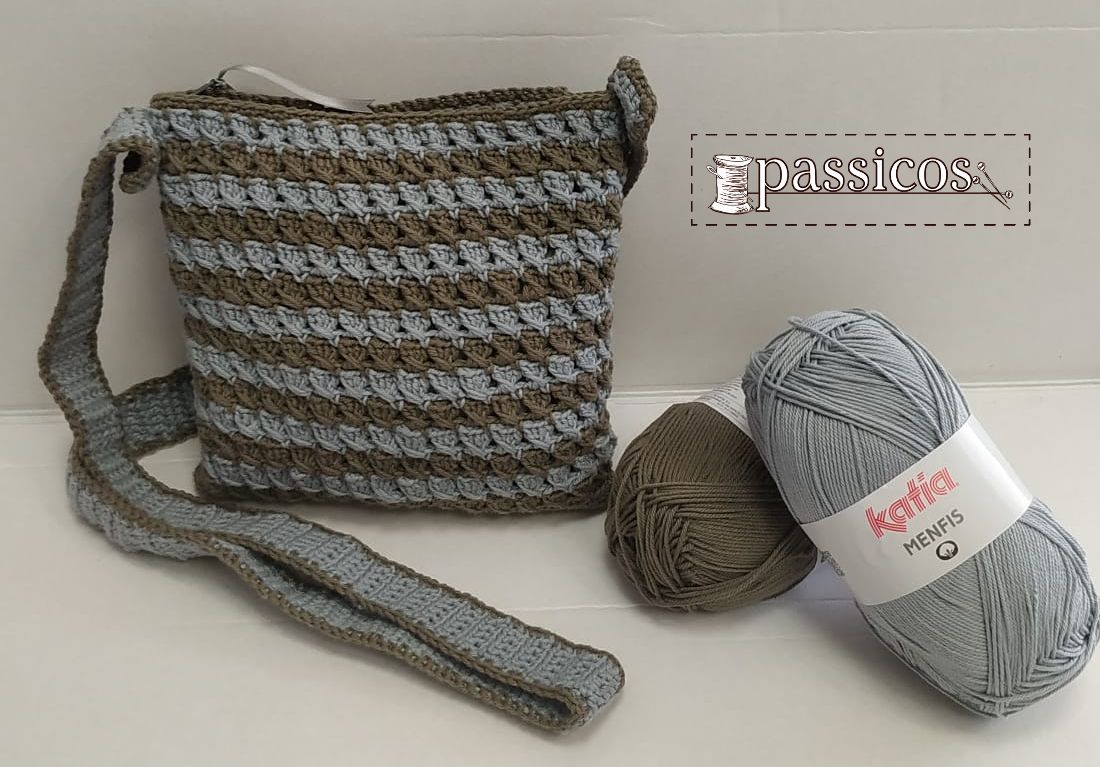 BOLSO BANDOLERA GANCHILLO | Passicos la merceria