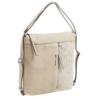 mochila bandolera mujer beig