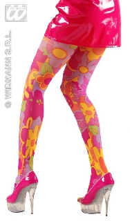 Pantys flores en rosa