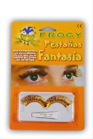 Pestañas oro