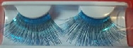 Pestañas azules extra largas