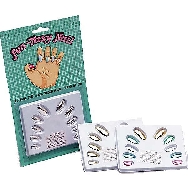 Uñas postizas metalizadas