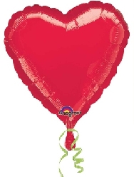 imagen Globo corazón rojo