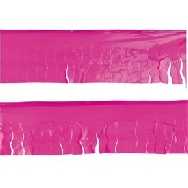 Fleco plastico fuxia (25 mts)