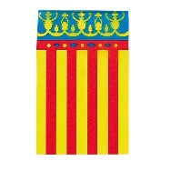 Bandera plástico Comunidad Valenciana (50 mts.)