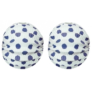 Farolillo lunares azul