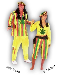 Disfraz de Jamaicana