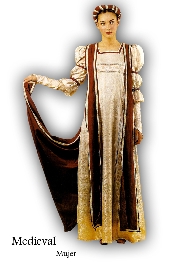 Disfraz de Medieval mujer
