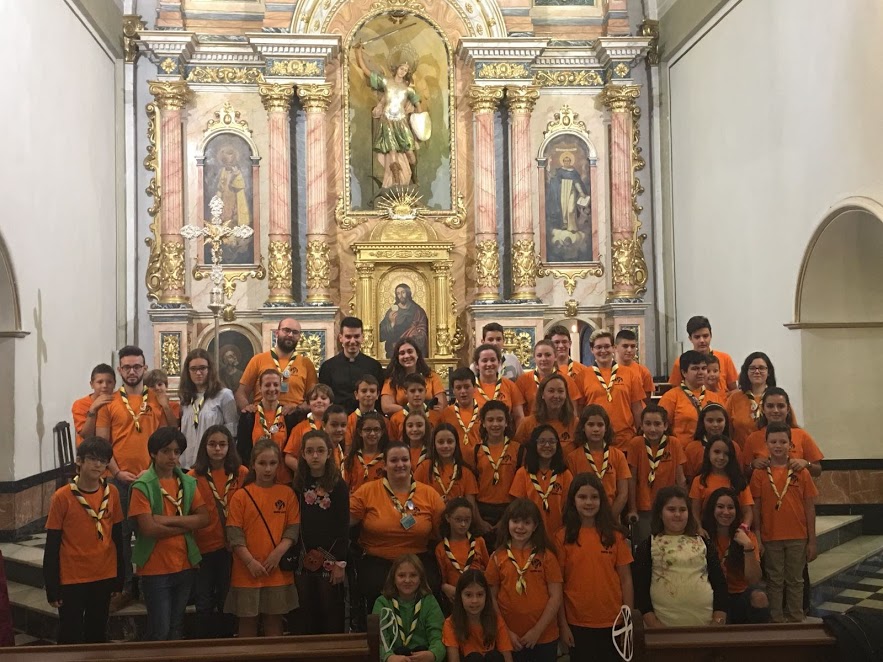 Imposición pañoletas Juniors