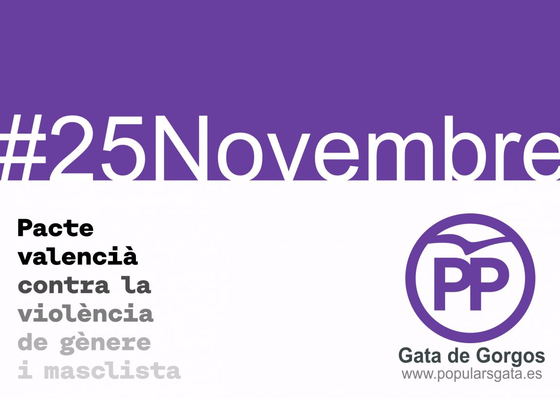 Populars Gata es suma al pacte valencià contra la violència de gènere i masclista