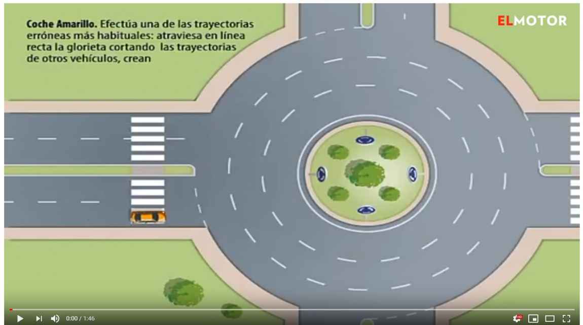 ¿Cómo circular correctamente en una rotonda?