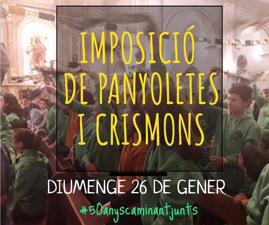 Foto Imposició Panyoletes i Crismons