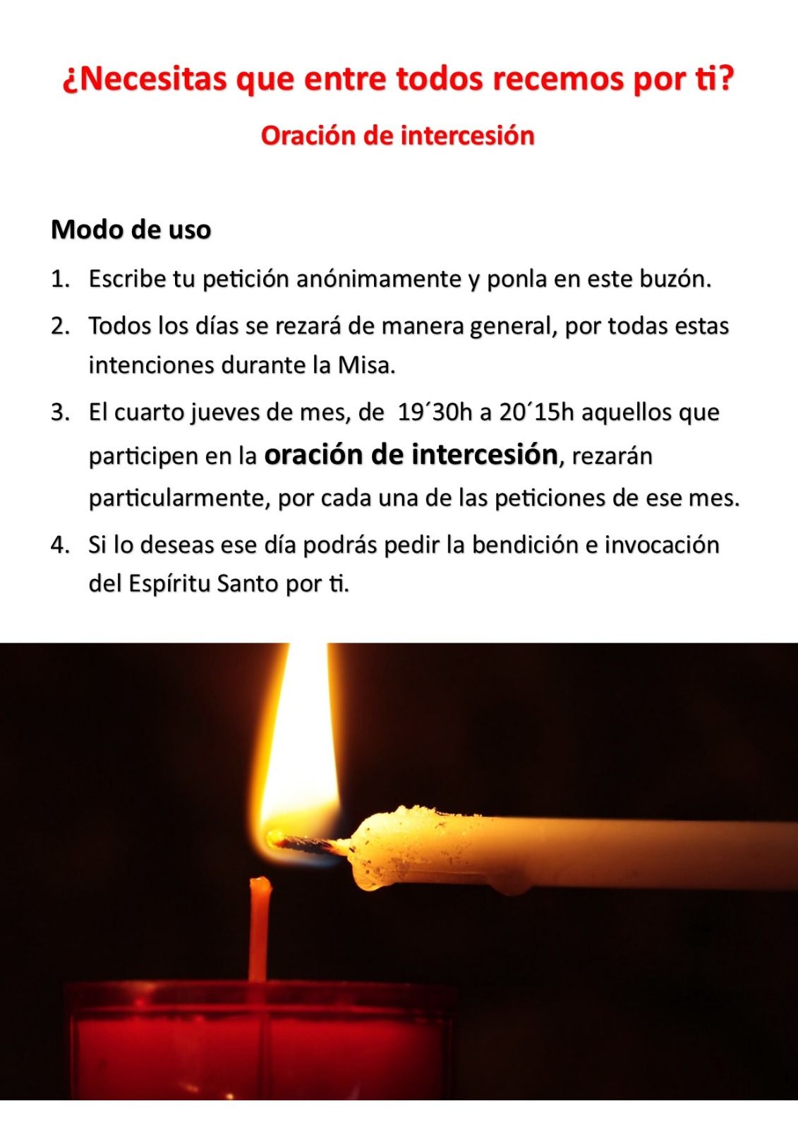 Picture Oración de Intercesión