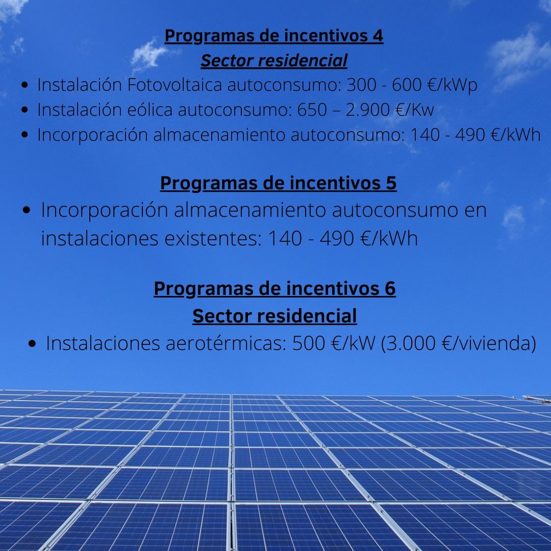 Foto Programas de incentivos para instalaciones de Autoconsumo