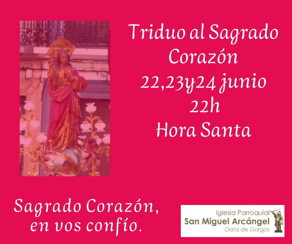 Picture Triduo al Sagrado Corazón de Jesús