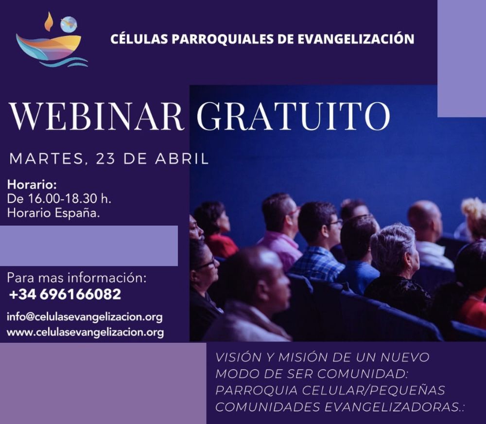 Foto Webinar Células Parroquiales Evangelización 