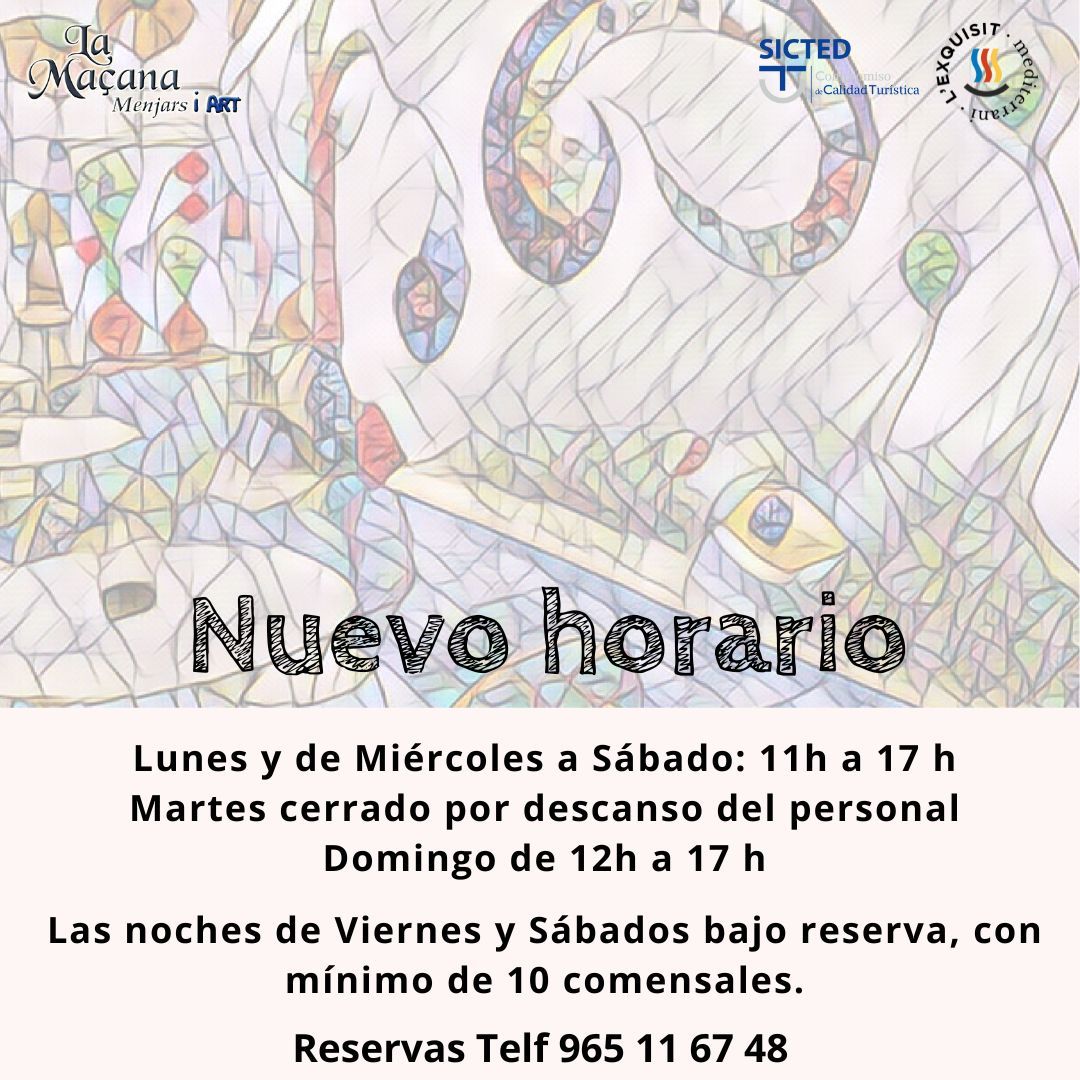 Nuevo horario