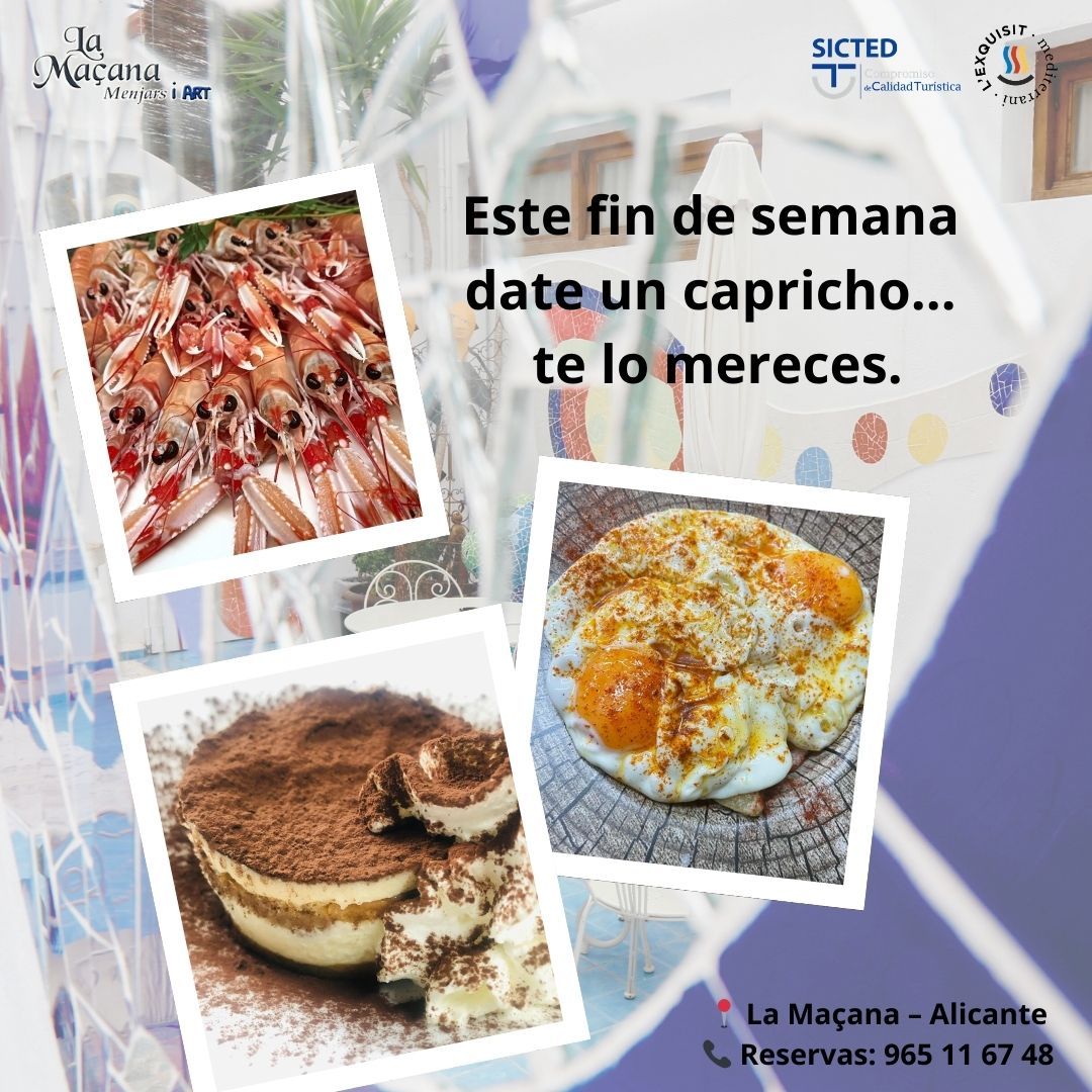 Este fin de semana date un capricho… te lo mereces.