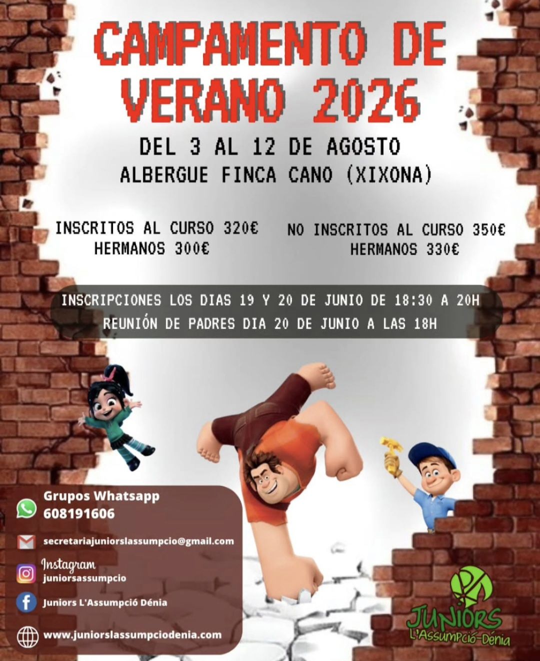 CAMPAMENTO DE VERANO 2026