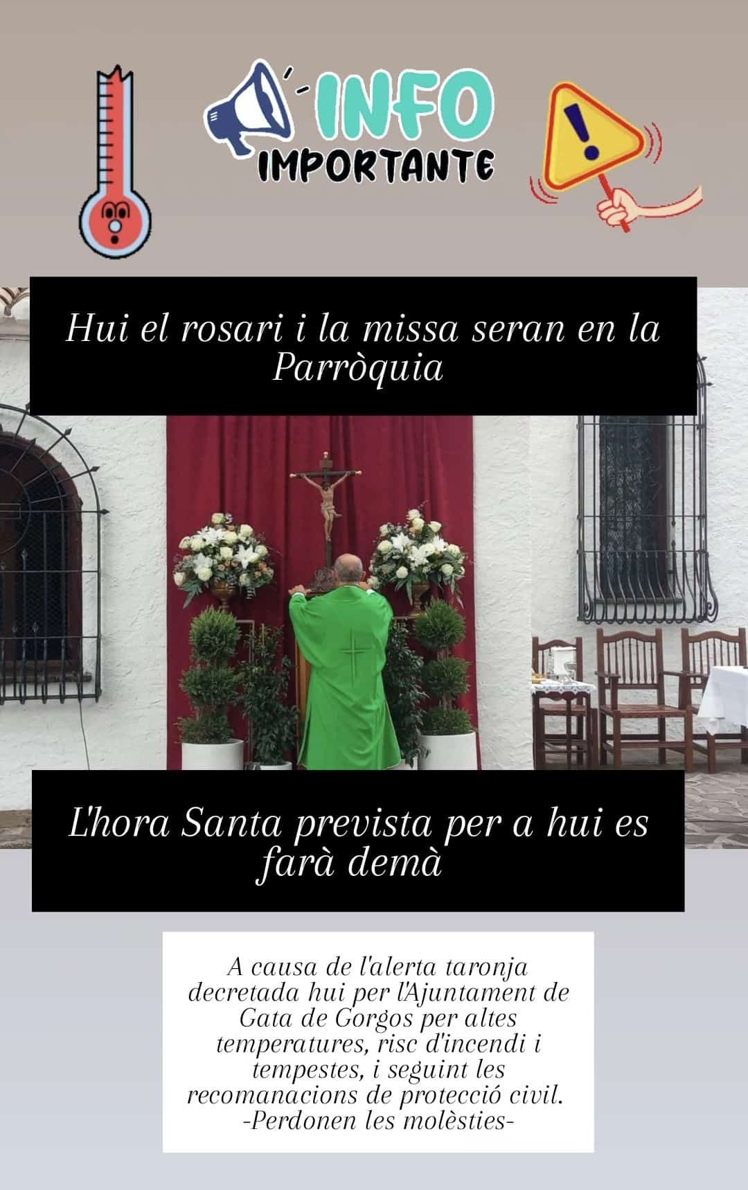 Cambio ubicación 5° día Novena