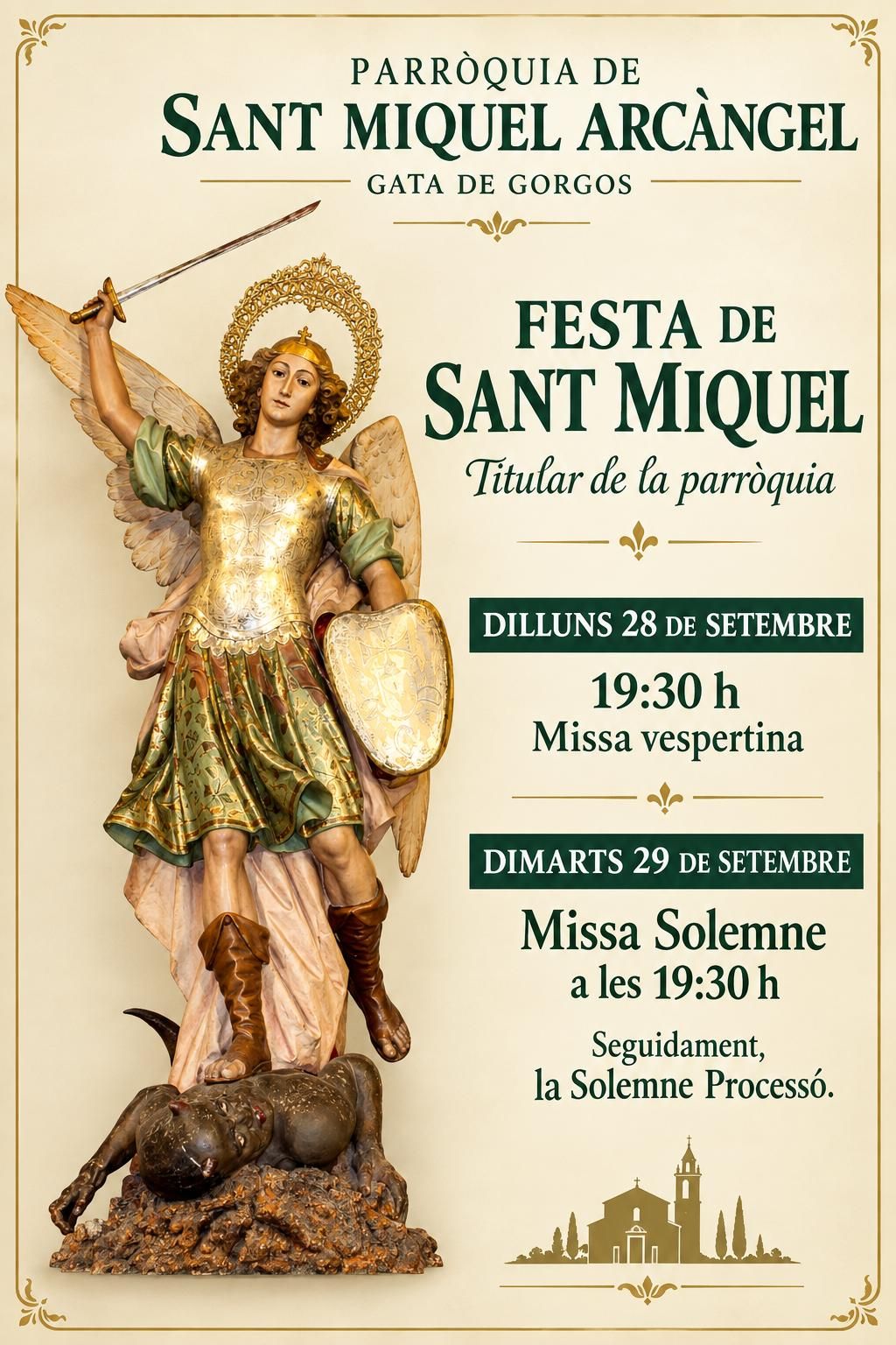 Foto Horarios San Miguel Arcángel 2026