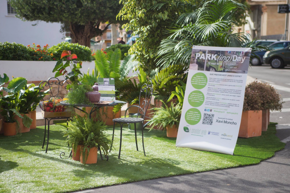 Monverd cedeix les plantes per a realitzar el primer park(ing) day de Ondara